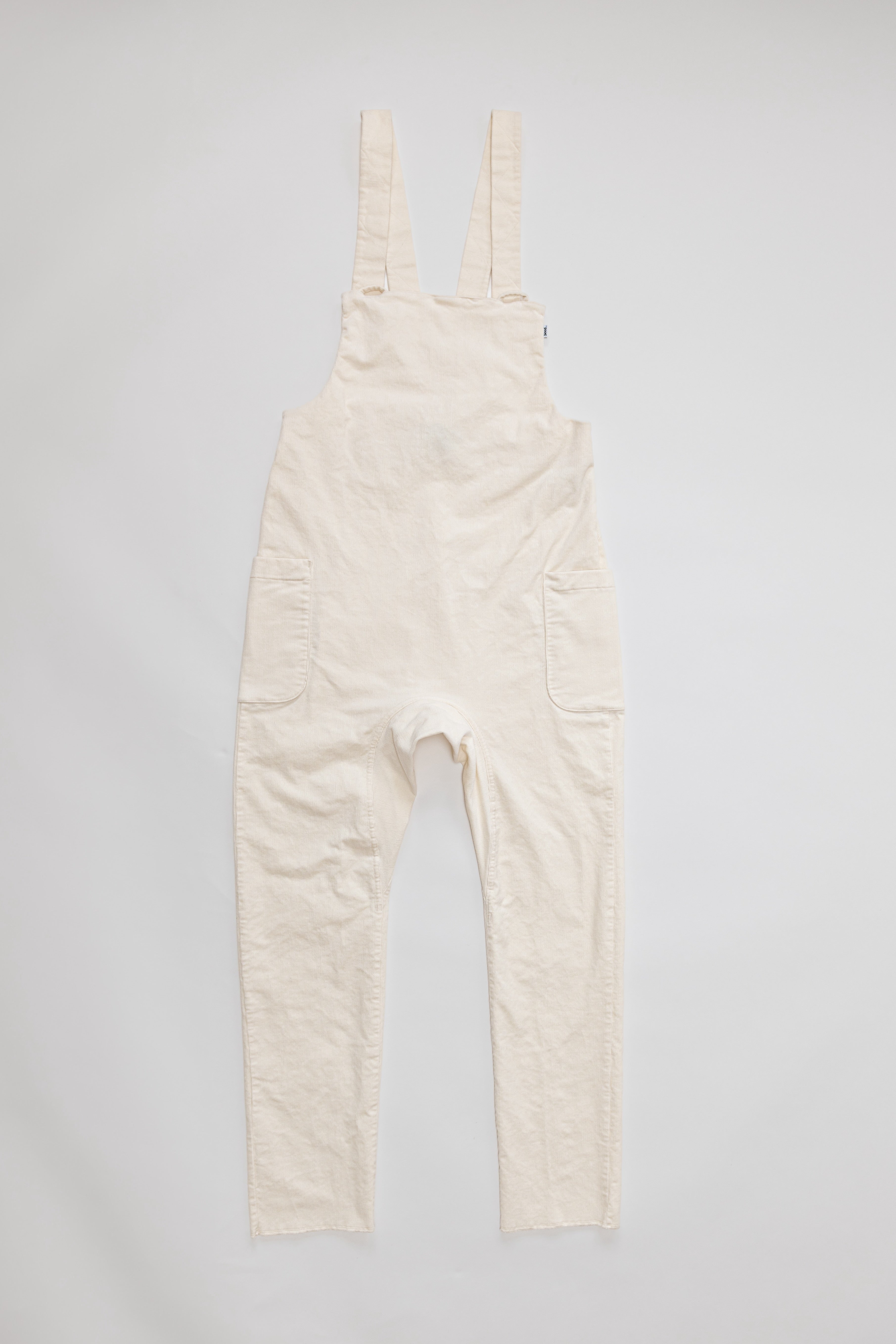 Limited Edition Corduroy Overall - White